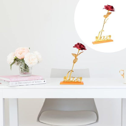 24k Gold Plated Rose (with Love Holder Box)