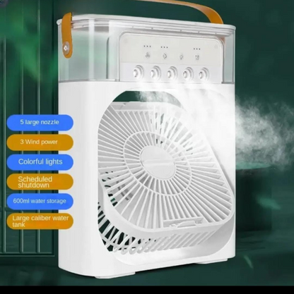 Trending Mini Air Conditioner Fan Premium 3 In 1 Desk Cooling Fan Spray Fan